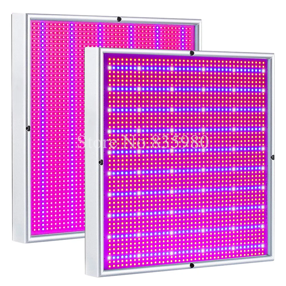 (2/Pack) Full Spectrum 2009LED Grow Light 200W Indoor Plant Lamp For Hydroponic Greenhouse Tent Flower Vegetable Herb Growth Box