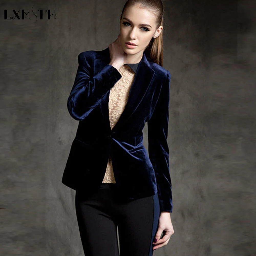 Женская осенне зимняя бархатная куртка золотистого цвета больших размеров