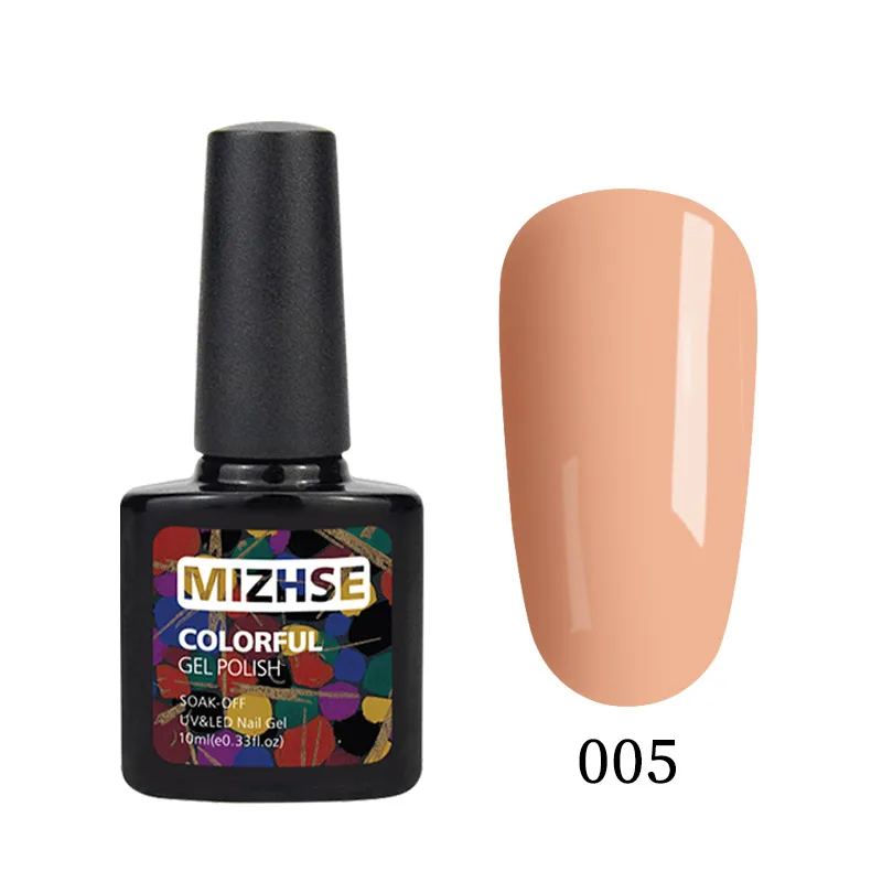 MNude005 MIZHSE 10 мл акриловый полигелевый удлиняющий гель для быстрого строительства Гель-лак для дизайна ногтей маникюр наращивание ногтей Гибридный праймер базовый гель - Цвет: MNude005