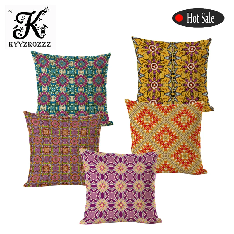 

Bohemian Style Cushion Cover Sleeve Geometry African Striped Decorative Pillow Sleeve Waist Pillow Capa De Almofada