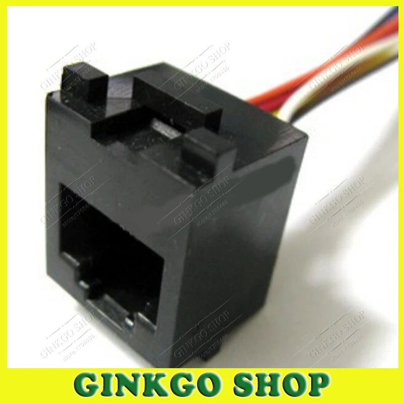 250 шт./лот 8 контактов RJ45 монтажный Тип печатной платы RJ11 8P8C модульные телефонные