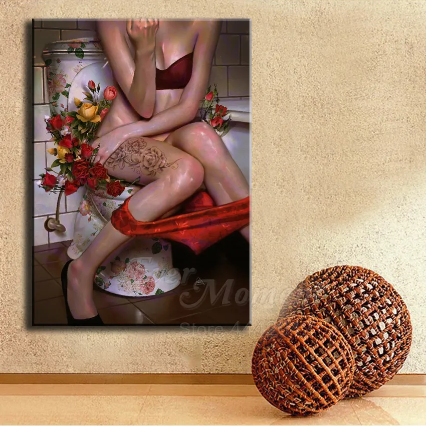 Когда-нибудь момент алмазов картина женщина туалетные Цветочные 5D DIY Алмазная