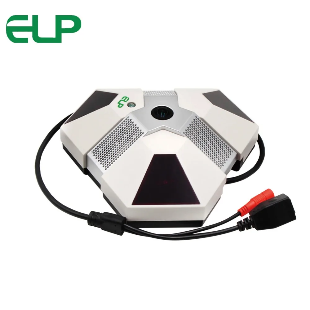 ELP Onvif Fisheye 1080P IP камера POE ИК Ночное Видение с объективом 5MP 1 56 мм 2MP CMOS 360 градусов