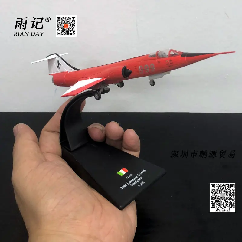 Амер 1/100 весы Италия 2004 Lockheed F-104S Звездные войны истребитель литье металла военный