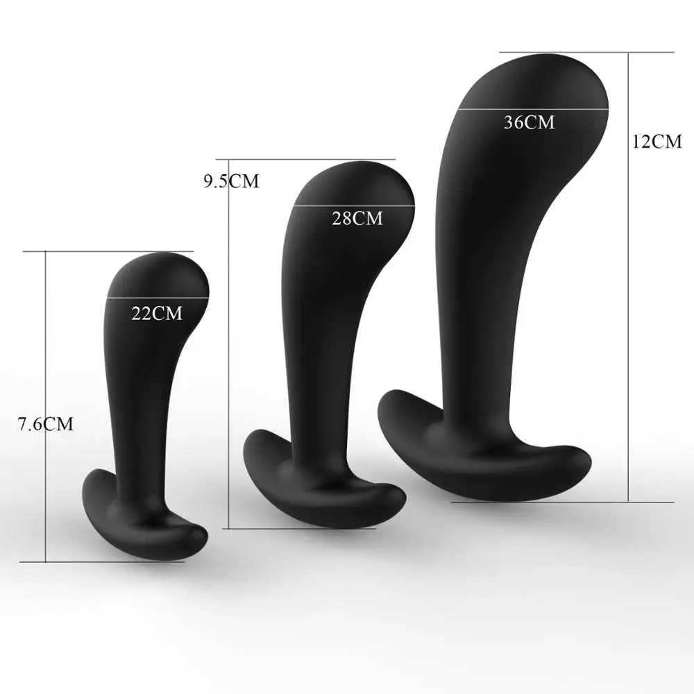 Thierry 3 шт./компл. силиконовая анальная пробка анальный массаж простаты анус