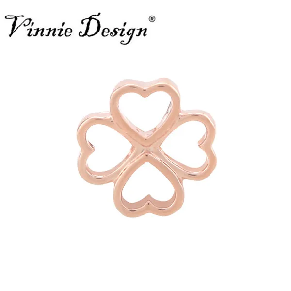 Vinnie дизайнерские украшения четыре листа клевера подвески серебряного цвета для