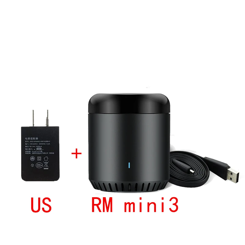 US Plug RM Mini3 Broadlink RM Mini3 Универсальный Интеллектуальный WiFi/IR/4G беспроводной ИК пульт дистанционного управления через IOS Android умный дом автоматизация Новинка - Цвет: US Plug RM Mini3