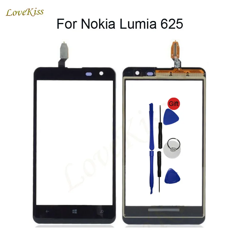 4 7 &quotсенсорный экран дигитайзер для Nokia Lumia 625 N625 Переднее стекло Внешний
