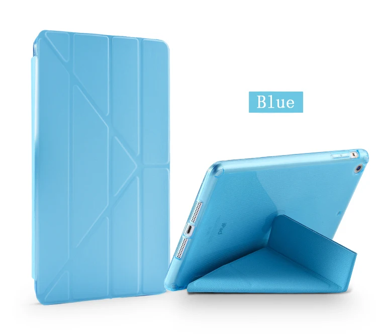 Чехол для iPad 9,7 дюймов //для iPad Air/YRSKV многократный чехол из искусственной кожи+ ТПУ Смарт спящий чехол для планшета