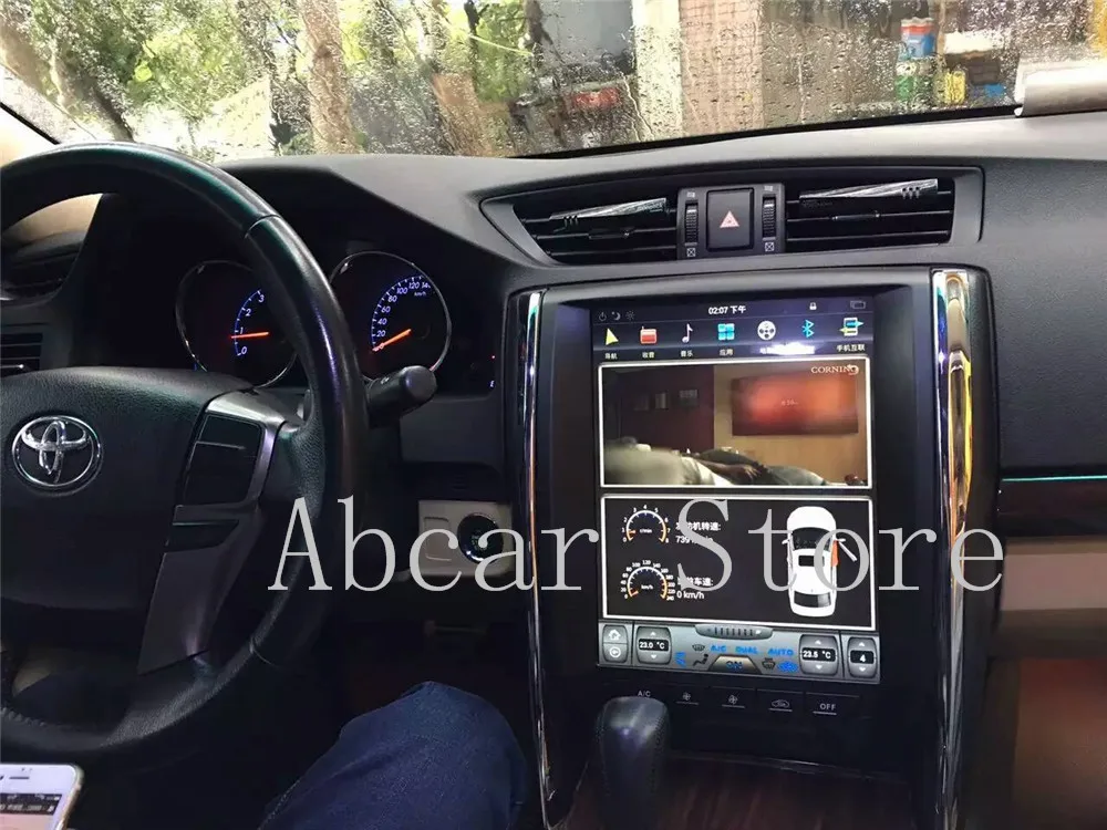 12,1 ''Tesla стиль Android 8,1 автомобильный dvd-плеер gps навигация для Toyota eiz 2010-2013 головное устройство стерео PX6 CARPLAY радио ips
