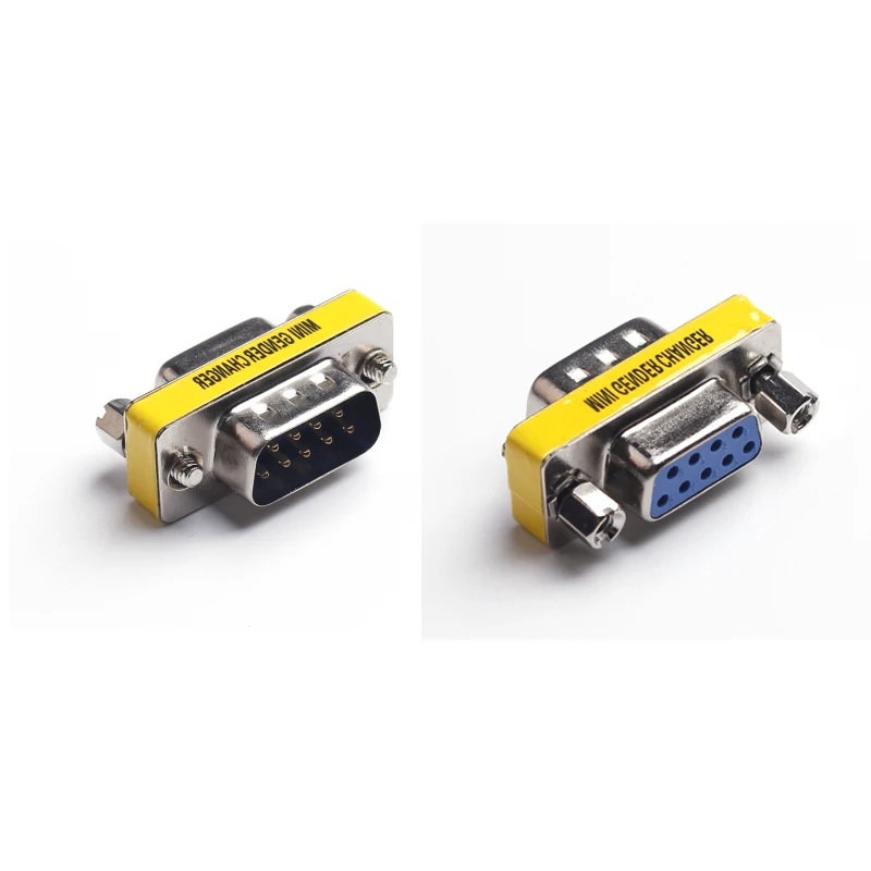 Ult best RS232 D SUB DB 9 контактный DB9 штекер гнездовой конвертер адаптер M/F Коннектор