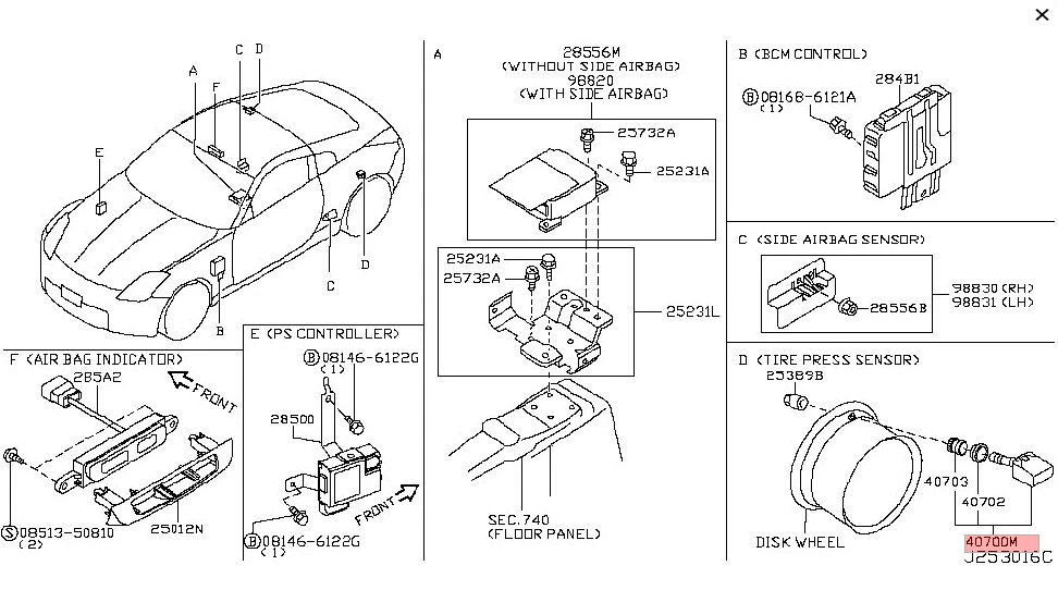 Датчик давления в шинах Schrader для Nissan Xterra Versa Titan Sentra 350Z Cube GT-R Infiniti Mitsubishi Galant 40700-JA00C |