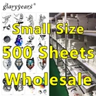 500 штук, оптовая продажа, искусственная татуировка на тело, цветные наклейки для рисования, лошадь, Ловец снов, временная хна, татуировка на талию, индийская татуировка