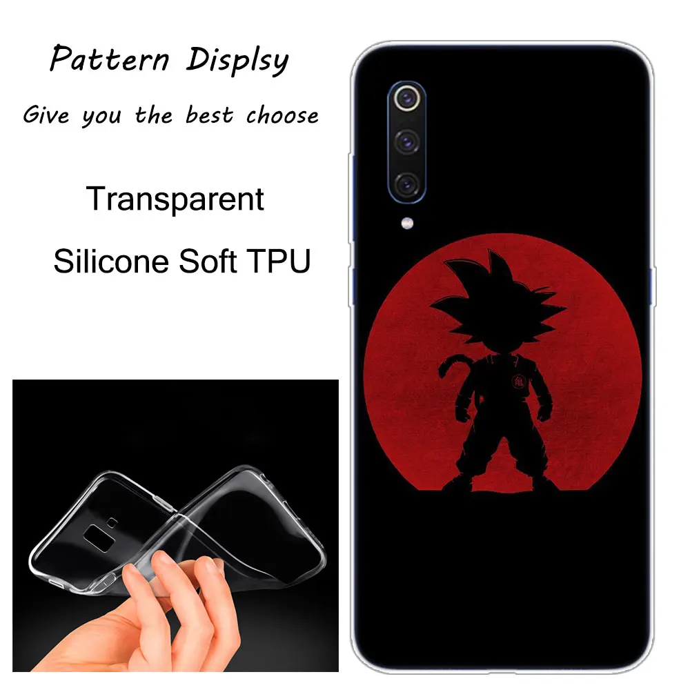 Горячая аниме Dragon Ball Z Son Goku мягкий чехол для Xiao mi Pocophone F1 mi 5X A1 6X A2 8 SE Lite Play mi x3 9 9SE 9T Pro CC9
