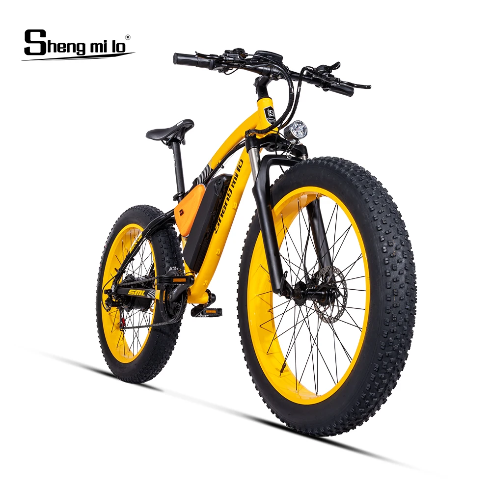 Electric bike 1000W Electric Fat Bike Beach Bike Cruiser Electric Bicycle 48Ｖ17ＡＨ lithium battery ebike electric mountain bike