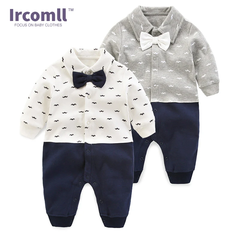 

Quality Newborn Romper Handsome Gentleman Long Sleeved 100%Cotton Baby Boy Clothes bebe Clothing Infant Formal Outfit Jumpsuit