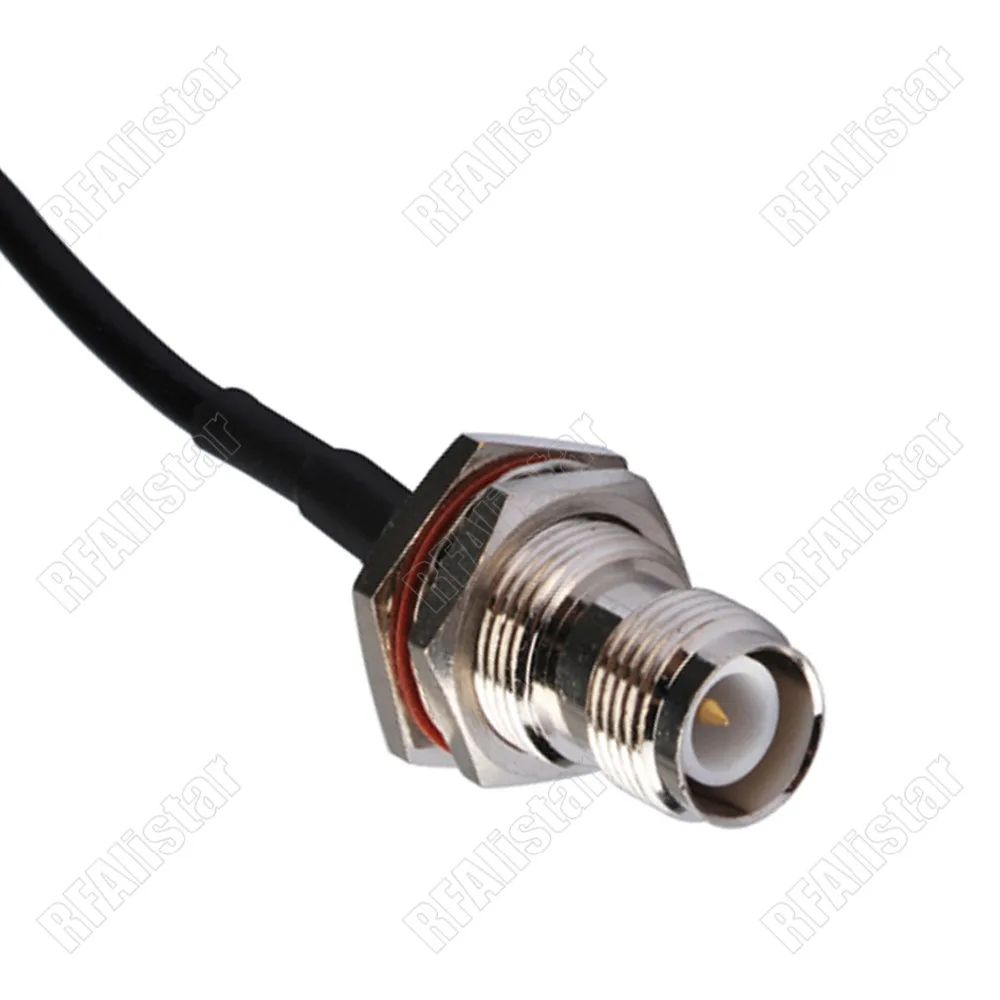 BNC Male Plug to RP-TNC Female Jack Bulkhead Pigtail Cable RG174 For WiFi Radio Router Antenna 15cm/30cm/50cm/1M/2M Or Custom |