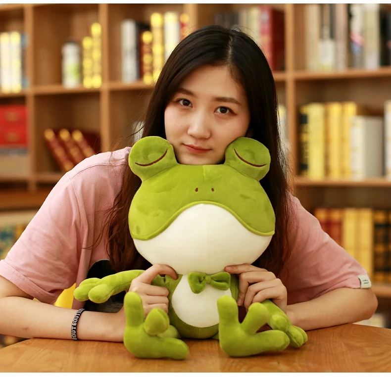 Children Plush Stuffed Toy Baby Kid Christmas Birthday Gift Cute Green Frog 50cm | Игрушки и хобби