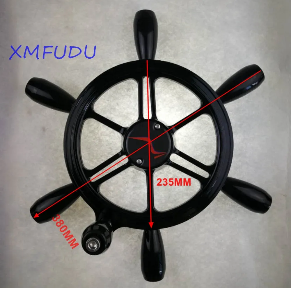 Крепление на рулевое колесо 6 спиц из нержавеющей стали 3/4 дюйма|boat steering wheel|boat