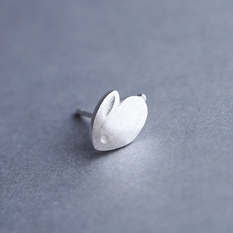 Серьги-гвоздики в виде кролика из стерлингового серебра 925 пробы | Украшения и