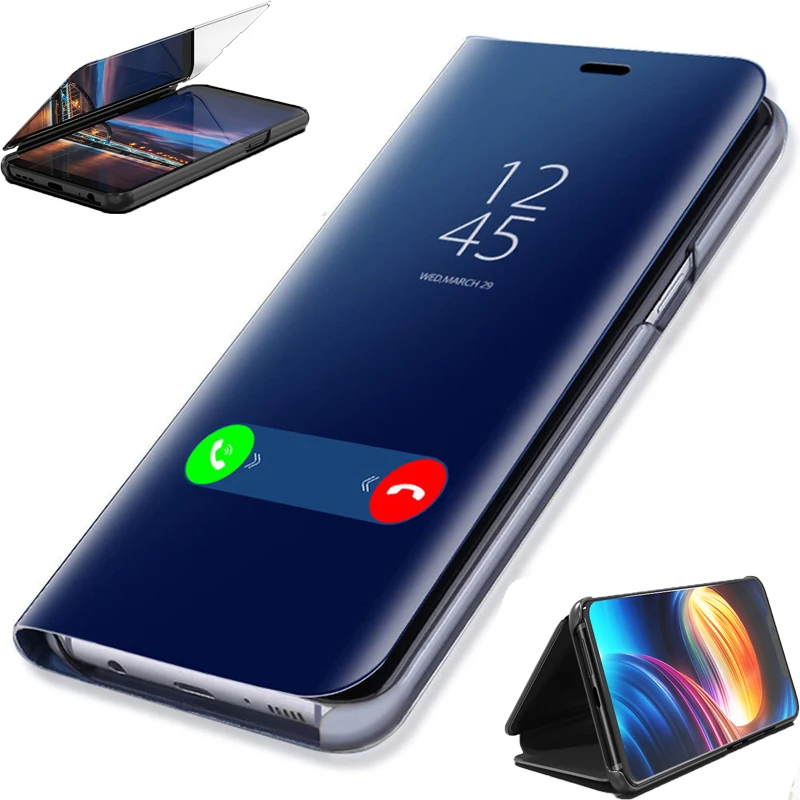 Smart Mirror Honor V20 Cases For Huawei Note 10 Lite V10 9 8X max 8C 8A 8 7C 7A Pro Play View 20 Enjoy 9S 7S P Cover | Мобильные