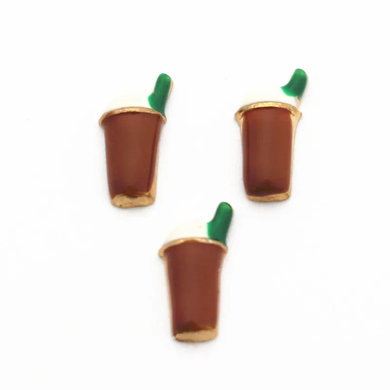 Хит продаж 10 шт./лот лаки для ногтей плавающие медальоны живой стеклянные с