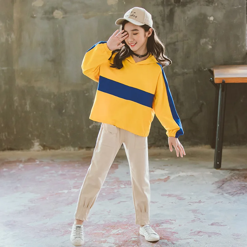 2019 новая осенне зимняя детская одежда толстовки с длинными рукавами + штаны