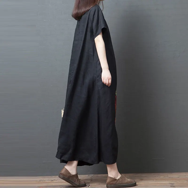 F &amp je женское платье большого размера летнее стильное свободное хлопковое