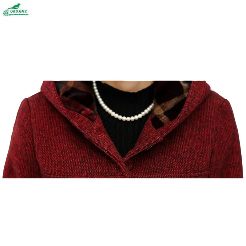 Осенняя Новинка размера плюс 5XL шерстяная верхняя одежда короткая женская куртка