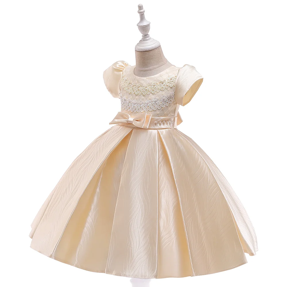 Vestido infantil/Детские платья для девочек; элегантное платье принцессы; Летнее нарядное вечернее платье для девочек; свадебное платье с цветочным узором для девочек