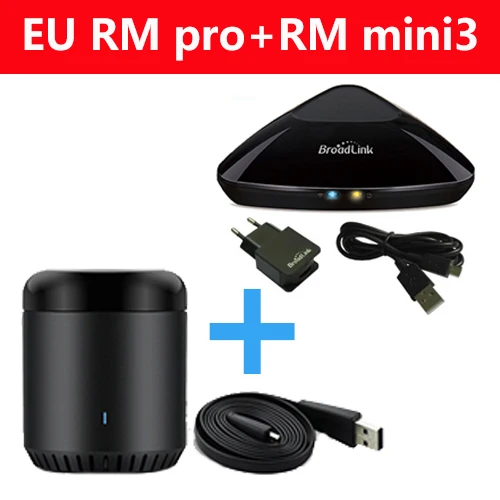 EU RM Pro RM Mini3 Broadlink RM3 RM03 RM Pro Mini 3 Black Bean RMPro Универсальный умный дом Wifi переключатель дистанционного управления WiFi/IR/RF контроллер Domotica - Цвет: EU RM Pro RM Mini3
