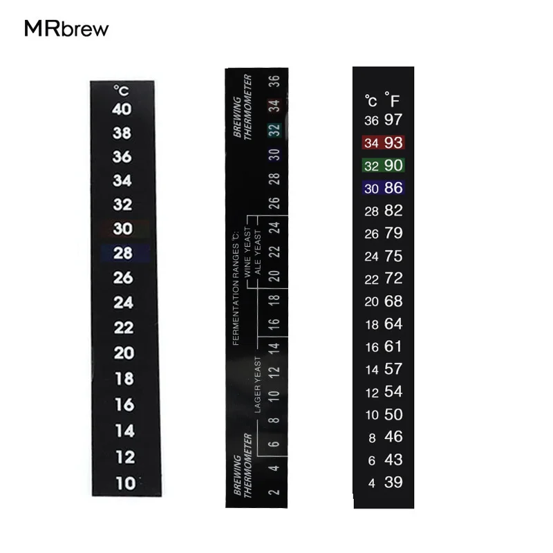 mix 3 шт./лот, новинка, цифровой самоклеющийся термометр для домашнего пивоварения, датчик температуры пива, вина, считыватель - Цвет: mix