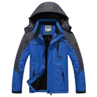 Мужская водонепроницаемая куртка с капюшоном, теплая ветрозащитная куртка с бархатным утеплителем, для уличного спорта, зима 2021