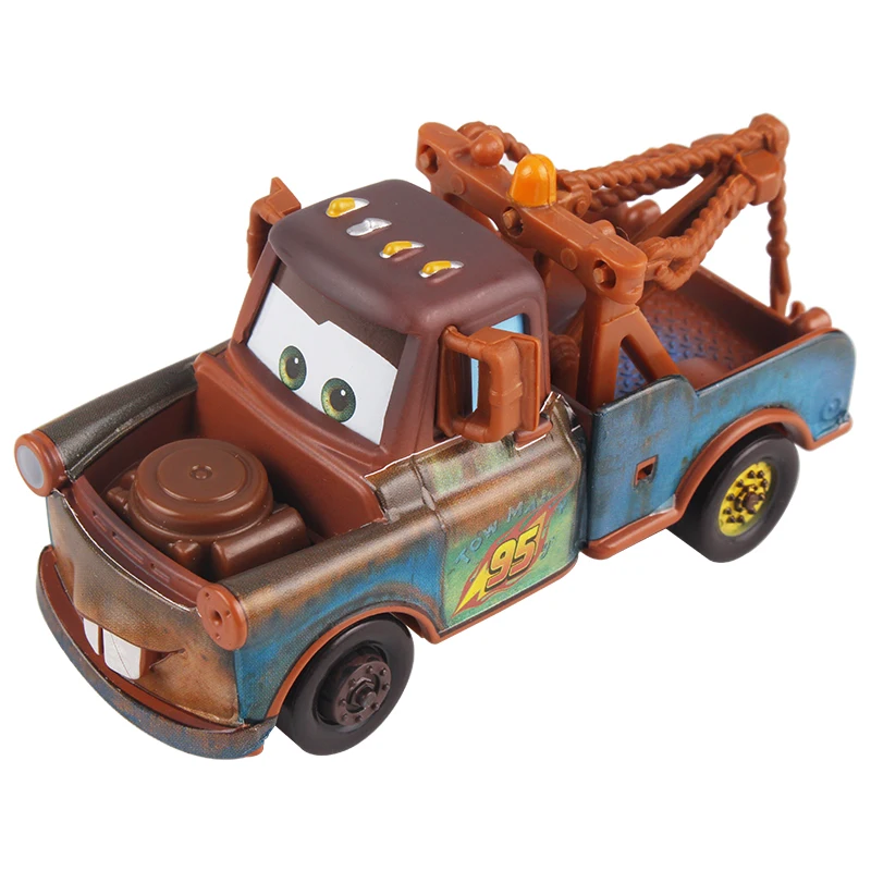 Disney Cartoon Pixar Cars 3 Mater 1:55 литье под давлением брендовая игрушка из металлического
