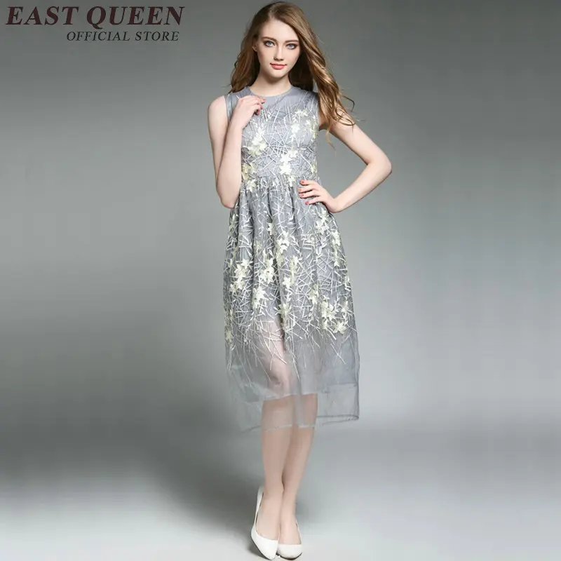 Новое поступление 2018 женский летний сарафан без рукавов арт деко платье пляжное