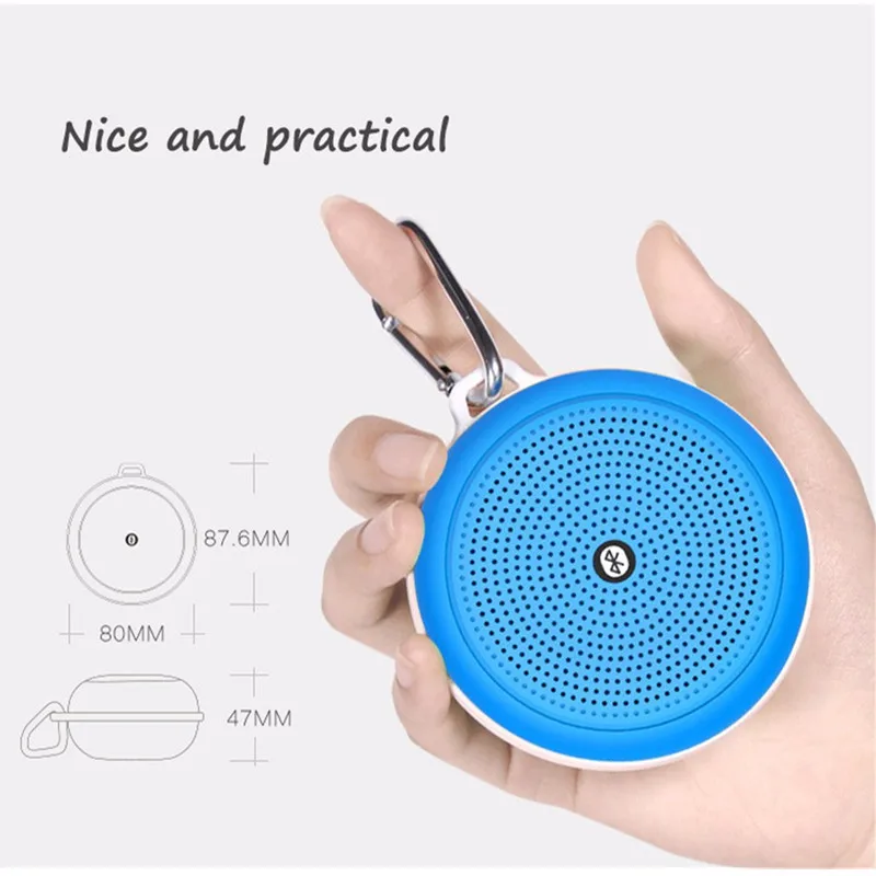 BDF Мини Bluetooth Портативный беспроводной водонепроницаемый уличный динамик