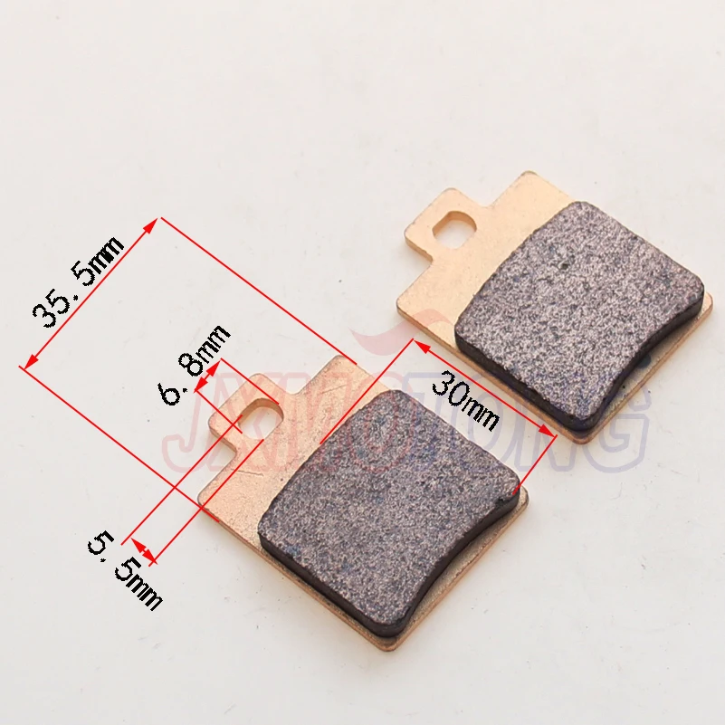 Мотоциклетные медные передние тормозные колодки для мотокросса ATV 50cc 70cc 90cc 110cc 125cc