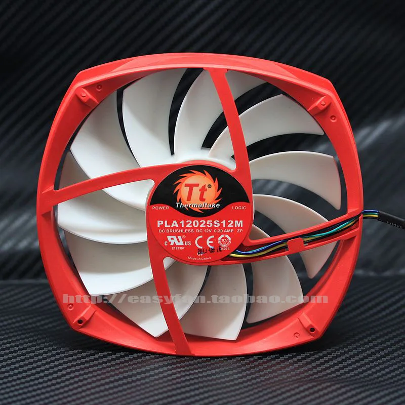 Вентилятор охлаждения для EVERFLOW Thermaltake TT PLA12025S12M 12 см 4PIN PWM 12 В 0.20A 12025