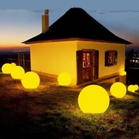 remote control led garden ball light night lights waterproof outdoor pool floating ball lamp landscape lawn lamp garland decor