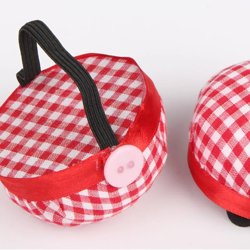 2pcs/set Sewing Strawberry Needle Pin Cushion With Elastic Wrist Belt DIY Handcraft Tool for Stitch Needlework Accessory | Дом и сад