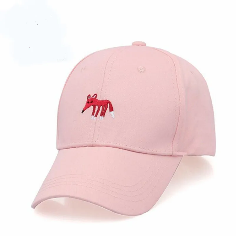 CHESSIECA 2018 милый маленький вышитой лисой Бейсбол Кепки Новая мода Snapback дикий шляпа