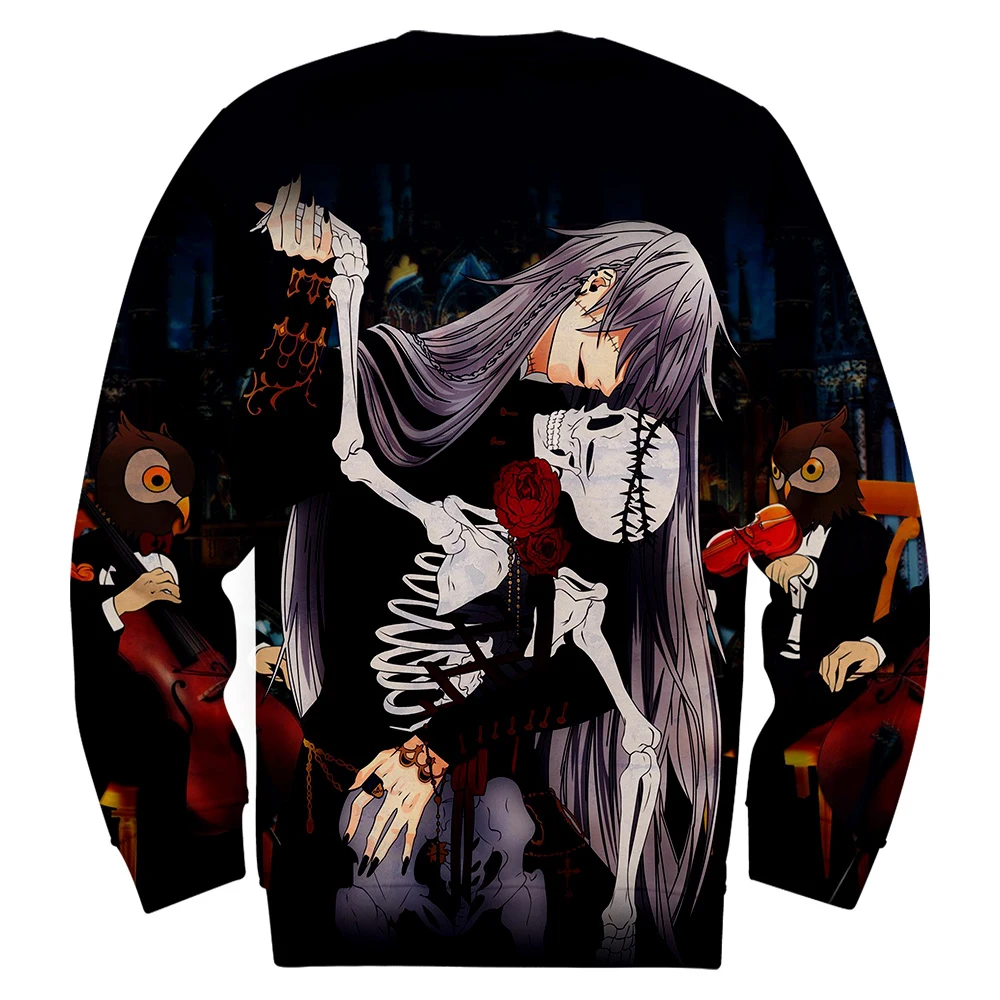 

2019 Black Butler New Sweatshirt Harajuku Hoodie Women Plus Size Streetwear Hoodies Pullover Oversized Hoodie Dropshipping