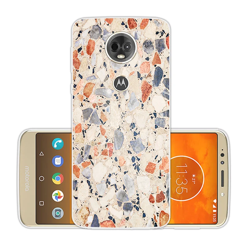 Мягкий силиконовый чехол для телефона Motorola E5 Plus тонкий из ТПУ MOTO E5Plus прозрачный