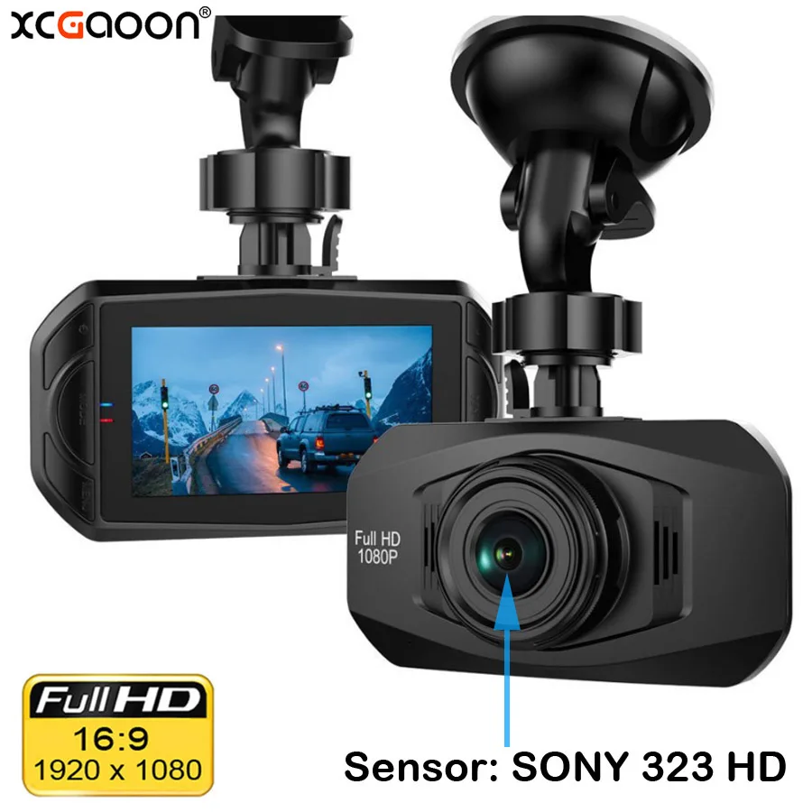 XCGaoon 1080P HD 2 7 &quotдисплей Автомобильный регистратор DVR цифровой видеорегистратор