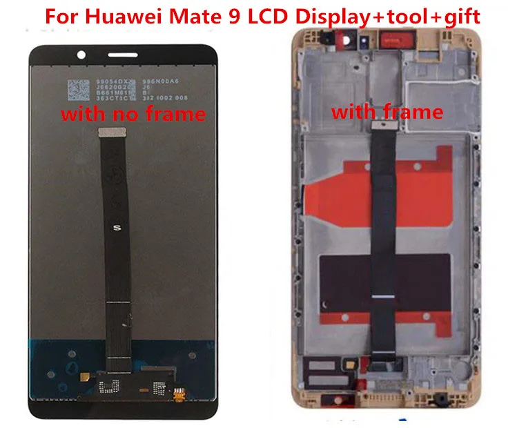 100%original  For Huawei Mate 9 LCD Display with frame no fingerprint Touch Screen Digitizer Assembly Replacement enlarge