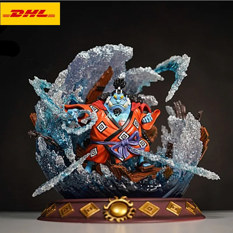 

15" ONE PIECE Statue The Straw Hat Pirates Bust The Sea Man Full-Length Portrait Jinbe GK Action Figure PF Toy BOX 37CM B1195