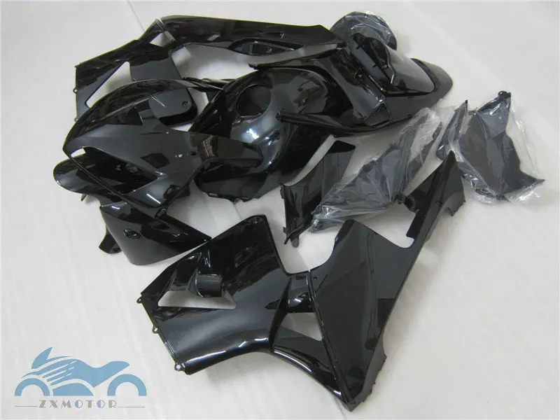 Free Customize Injection motorcycle parts for HONDA 2005 2006 CBR 600RR 05 06 CBR600RR fairings full glossy black fairing kits | Автомобили