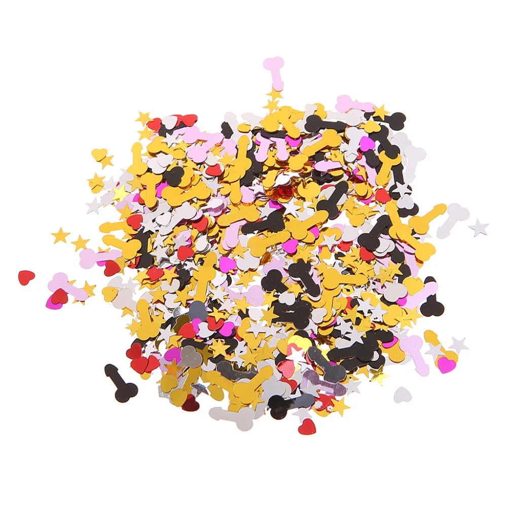 Креативные девичьи бумажные куры для вечеринки ночные дикие пенис конфетти