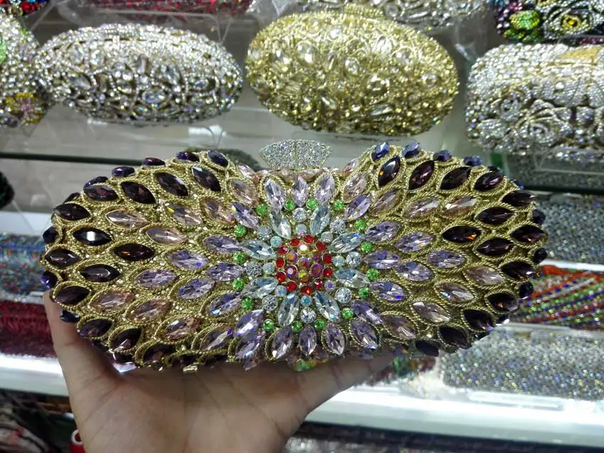 Сумка женская с кристаллами для свадебной вечеринки серебристая 88157|bag in bag|bag silkbag