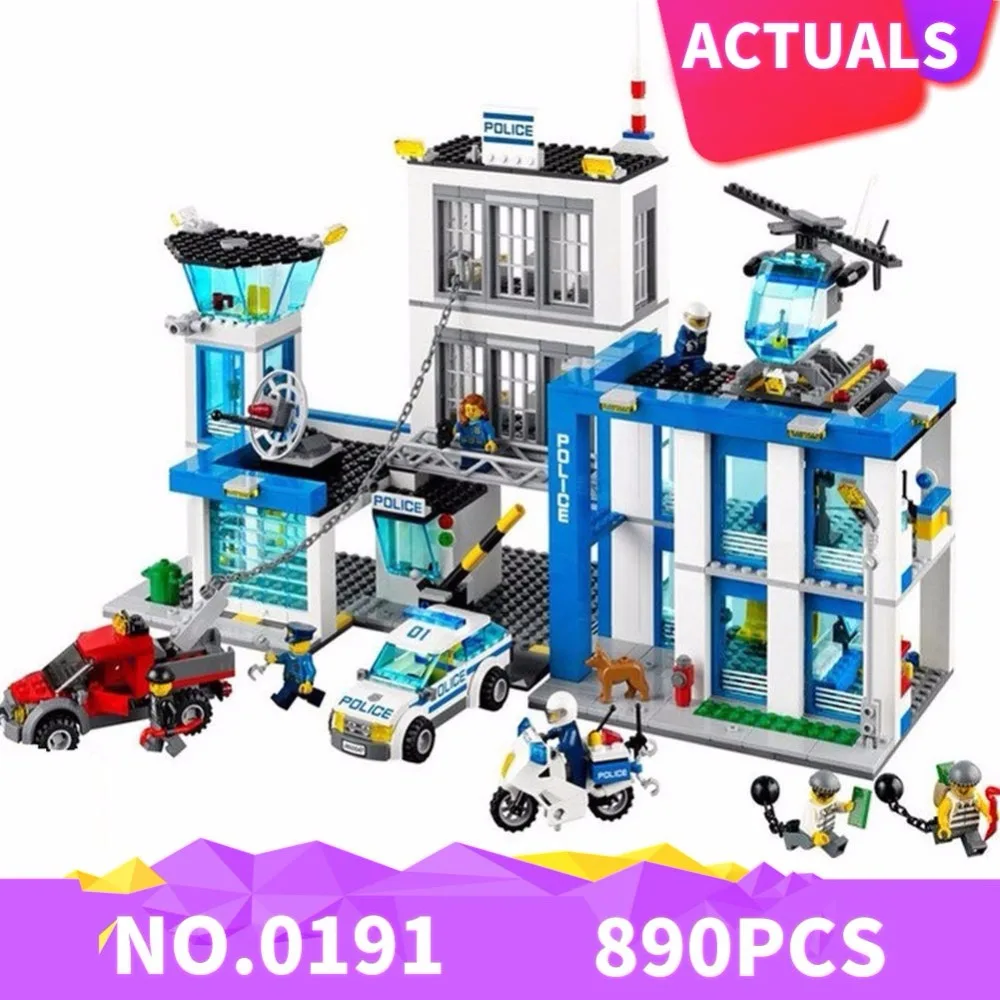 Бела 10424 Совместимость с Legoings город полицейский участок 60047 Building Block модель